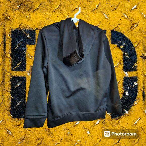 Nike‎ Black Just Do It Hoodie Size 7/L - Picture 2 of 2